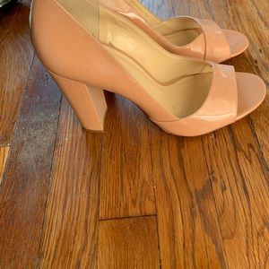 Pink Open-Toed Talbots Heels